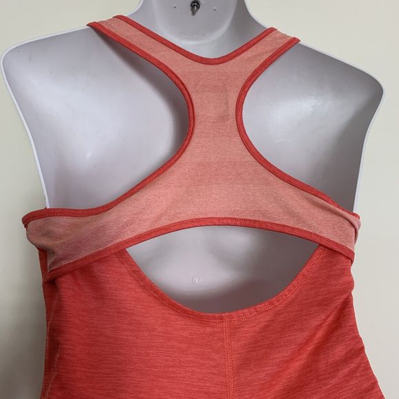The North Face Women’s L Tank Racerback Workout Active Top Flash dry Orange - Picture 6 of 11